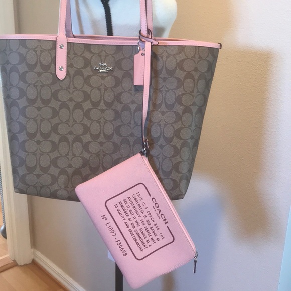 Coach Handbags - Coach ✨NWT✨Reversible Coated Canvas Tote.